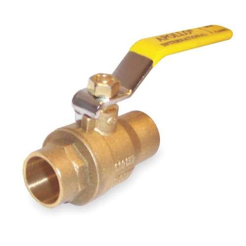 Brass Ball Valve, Inline, FNPT, 1-1/4-in