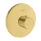 Axor Starck Thermostatic Trim Highflow In Brushed Gold Optic, 10715251