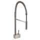 Axor Starck Semi-Pro Kitchen Faucet 2-Spray, 1.75 Gpm In Stainless Steel Optic, 10820801