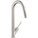 Axor Starck Higharc Kitchen Faucet 2-Spray Pull-Down, 1.75 Gpm In Stainless Steel Optic, 10821801