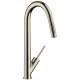 Axor Starck Higharc Kitchen Faucet 2-Spray Pull-Down, 1.75 Gpm In Polished Nickel, 10821831