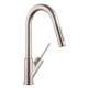 Axor Starck Prep Kitchen Faucet 2-Spray Pull-Down, 1.75 Gpm In Stainless Steel Optic, 10824801