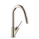 Axor Starck Prep Kitchen Faucet 2-Spray Pull-Down, 1.75 Gpm In Polished Nickel, 10824831