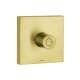 Axor Showersolutions Volume Control Trim 5" X 5" In Brushed Gold Optic, 10972251