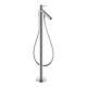 Axor Starck Freestanding Tub Filler Trim With 1.75 Gpm Handshower In Chrome, 12456001