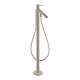 Axor Starck Freestanding Tub Filler Trim With 1.75 Gpm Handshower In Brushed Nickel, 12456821