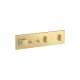 Axor Showercomposition Thermostatic Module Trim For 2 Functions In Brushed Gold Optic, 12571251