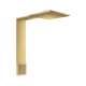Axor Showercomposition 2-Jet Showerhead 250/250 And Shoulder Shower, 2.5 Gpm In Brushed Gold Optic, 12594251