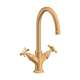 Axor Montreux 2-Handle Faucet 210 With Pop-Up Drain, 1.2 Gpm In Brushed Gold Optic, 16502251