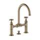 Axor Montreux 2-Handle Faucet 220 With Cross Handles And Pop-Up Drain, 1.2 Gpm In Brushed Nickel, 16510821