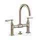 Axor Montreux 2-Handle Faucet 220 With Lever Handles And Pop-Up Drain, 1.2 Gpm In Polished Nickel, 16511831