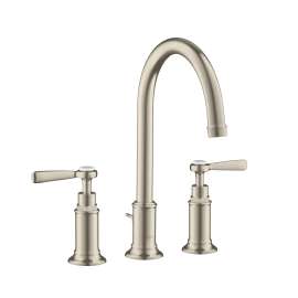 Axor Montreux Widespread Faucet 180 With Lever Handles And Pop-Up Drain