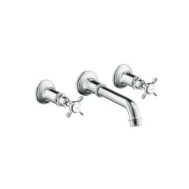Axor Montreux Wall-Mounted Widespread Faucet Trim With Cross Handles