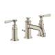 Axor Montreux Widespread Faucet 30 With Lever Handles And Pop-Up Drain, 1.2 Gpm In Brushed Nickel, 16535821