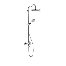 Axor Montreux Showerpipe 240 1-Jet, 2.0 Gpm In Chrome, 16572001