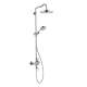 Axor Montreux Showerpipe 240 1-Jet, 1.8 Gpm In Brushed Nickel, 16574821