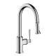 Axor Montreux Higharc Kitchen Faucet 2-Spray Pull-Down, 1.75 Gpm In Chrome, 16581001