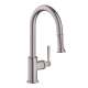 Axor Montreux Higharc Kitchen Faucet 2-Spray Pull-Down, 1.75 Gpm In Stainless Steel Optic, 16581801