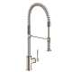 Axor Montreux Semi-Pro Kitchen Faucet 2-Spray, 1.75 Gpm In Polished Nickel, 16582831