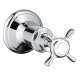 Axor Montreux Volume Control Trim With Cross Handle In Chrome, 16873001