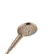 Axor Showersolutions Handshower 120 3-Jet, 1.75 Gpm In Brushed Bronze, 26052141