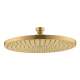 Axor Starck Showerhead 240 1-Jet, 1.75 Gpm In Brushed Gold Optic, 26071251