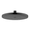 Axor Starck Showerhead 240 1-Jet, 1.75 Gpm In Polished Black Chrome, 26071331