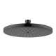 Axor Starck Showerhead 240 1-Jet, 1.75 Gpm In Polished Black Chrome, 26071331