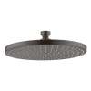 Axor Starck Showerhead 240 1-Jet, 1.75 Gpm In Brushed Black Chrome, 26071341