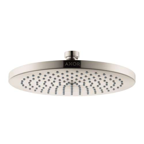 Axor Starck Showerhead 240 1-Jet, 1.75 Gpm In Brushed Nickel, 26071821