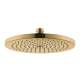 Axor Starck Showerhead 240 1-Jet, 1.75 Gpm In Polished Gold Optic, 26071991