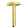 Axor Showersolutions Extension Pipe For Ceiling Mount In Brushed Gold Optic, 26414251