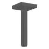 Axor Showersolutions Extension Pipe For Ceiling Mount In Polished Black Chrome, 26414331