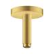 Axor Showersolutions Extension Pipe For Ceiling Mount, 4" In Brushed Gold Optic, 26432251