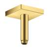 Axor Showersolutions Extension Pipe For Ceiling Mount Square, 4" In Brushed Gold Optic, 26437251