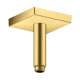 Axor Showersolutions Extension Pipe For Ceiling Mount Square, 4" In Brushed Gold Optic, 26437251