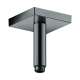Axor Showersolutions Extension Pipe For Ceiling Mount Square, 4" In Polished Black Chrome, 26437331