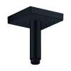 Axor Showersolutions Extension Pipe For Ceiling Mount Square, 4" In Matte Black, 26437671
