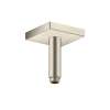 Axor Showersolutions Extension Pipe For Ceiling Mount Square, 4" In Brushed Nickel, 26437821