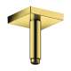 Axor Showersolutions Extension Pipe For Ceiling Mount Square, 4" In Polished Gold Optic, 26437991