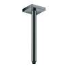 Axor Showersolutions Extension Pipe For Ceiling Mount Square, 12" In Polished Black Chrome, 26438331