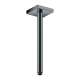 Axor Showersolutions Extension Pipe For Ceiling Mount Square, 12" In Polished Black Chrome, 26438331