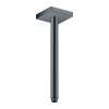 Axor Showersolutions Extension Pipe For Ceiling Mount Square, 12" In Brushed Black Chrome, 26438341