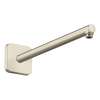 Axor Showersolutions Showerarm Softcube, 15" In Brushed Nickel, 26967821