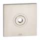 Axor Citterio Wall Plate Square In Brushed Nickel, 27419820
