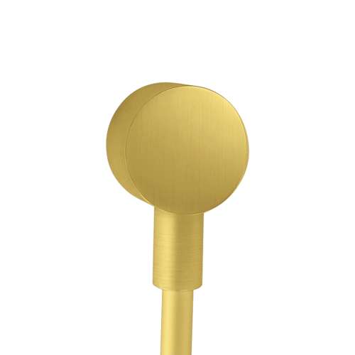 Axor Showersolutions Wall Outlet With Check Valves In Brushed Gold Optic, 27451251