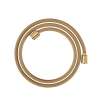 Axor Shower Solutions Textile Hose With Cylindrical And Conical Nut, 63" In Brushed Gold Optic, 28259250