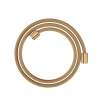 Axor Shower Solutions Textile Hose With Cylindrical Nut, 63" In Brushed Gold Optic, 28261250