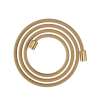 Axor Shower Solutions Textile Hose With Cylindrical Nut, 79" In Brushed Gold Optic, 28291250
