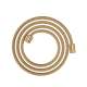 Axor Shower Solutions Textile Hose With Cylindrical Nut, 79" In Brushed Gold Optic, 28291250